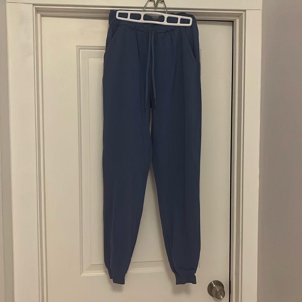 Lululemon blue nylon joggers